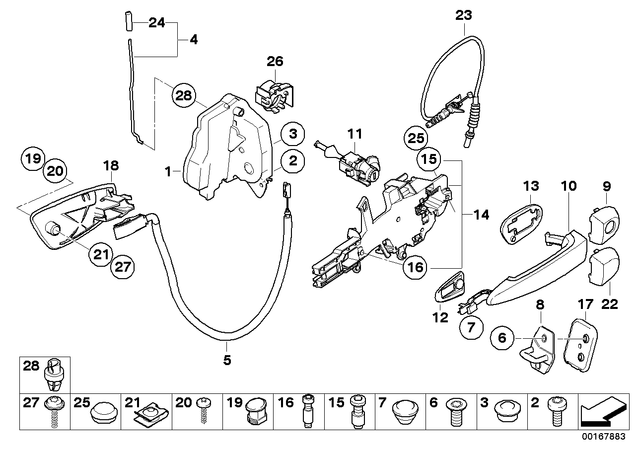 BMW 51217229455 - Замок двері autozip.com.ua