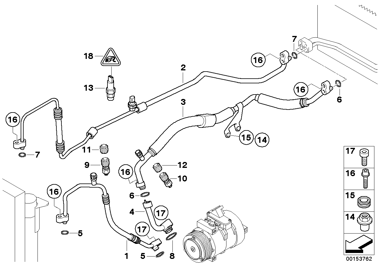 Mini 64 53 6 909 257 - Пневматичний вимикач, кондиціонер autozip.com.ua