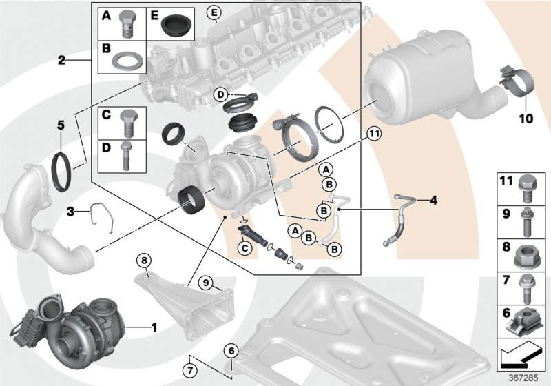 BMW 11652414328 - Компресор, наддув autozip.com.ua