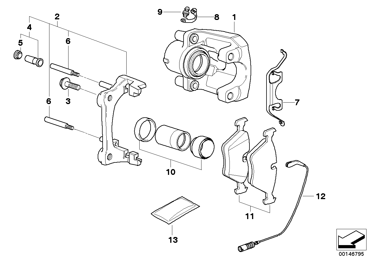 BMW 34216753679 - Гальмівний супорт autozip.com.ua