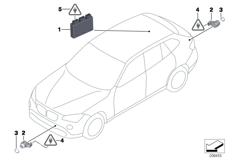 BMW 66 20 8 050 152 - Датчик, система допомоги при парковці autozip.com.ua