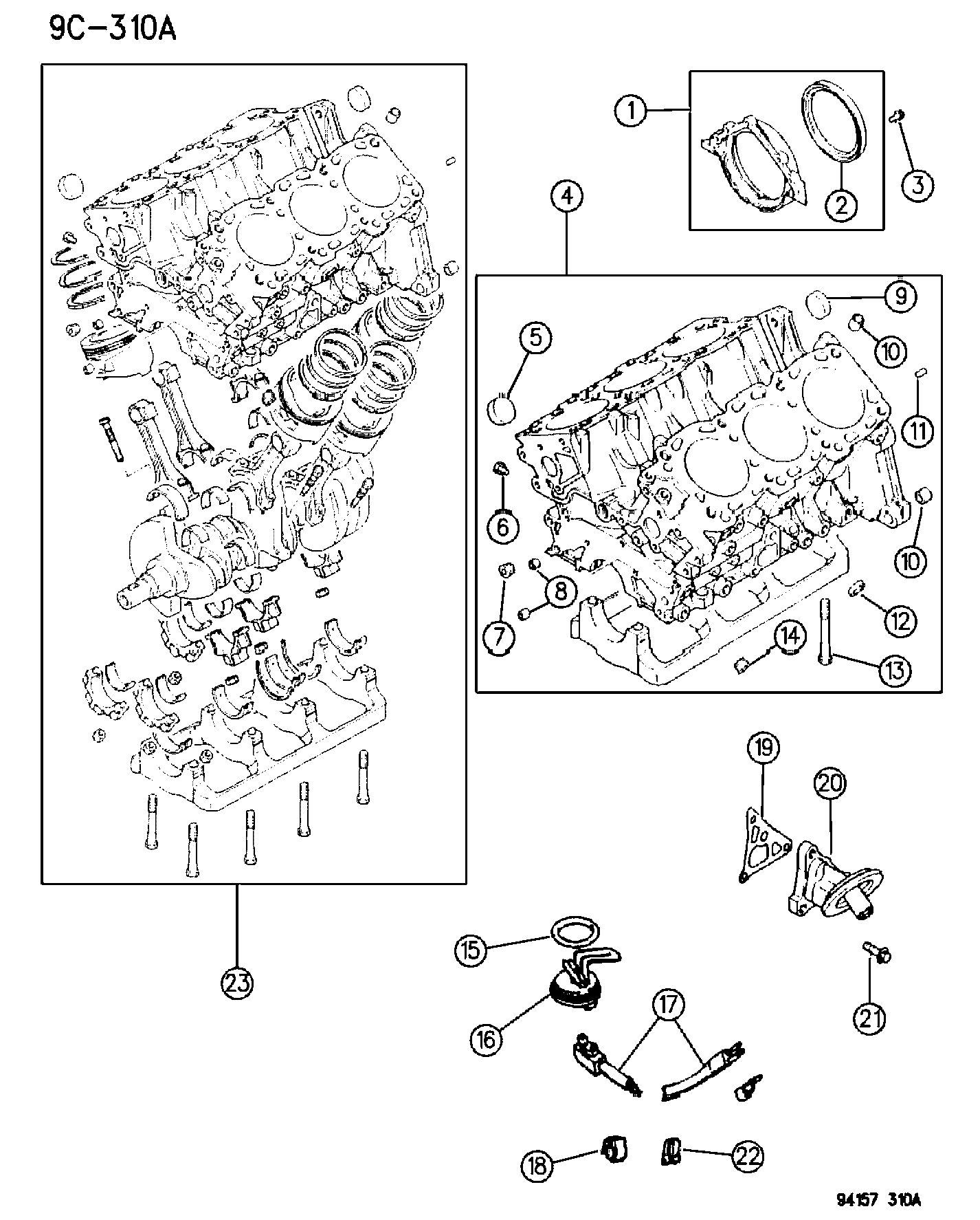 Mitsubishi MD99 7494 - Комплект прокладок, двигун autozip.com.ua