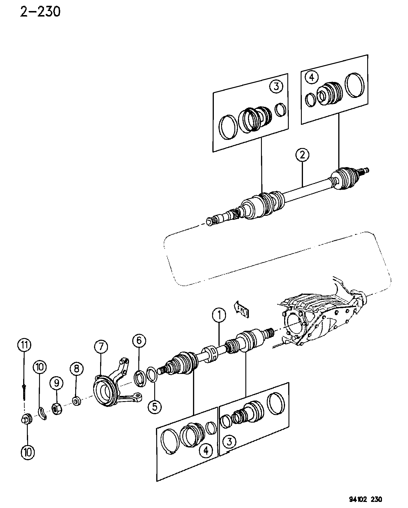 Chrysler 464 1181 - Пильник, приводний вал autozip.com.ua