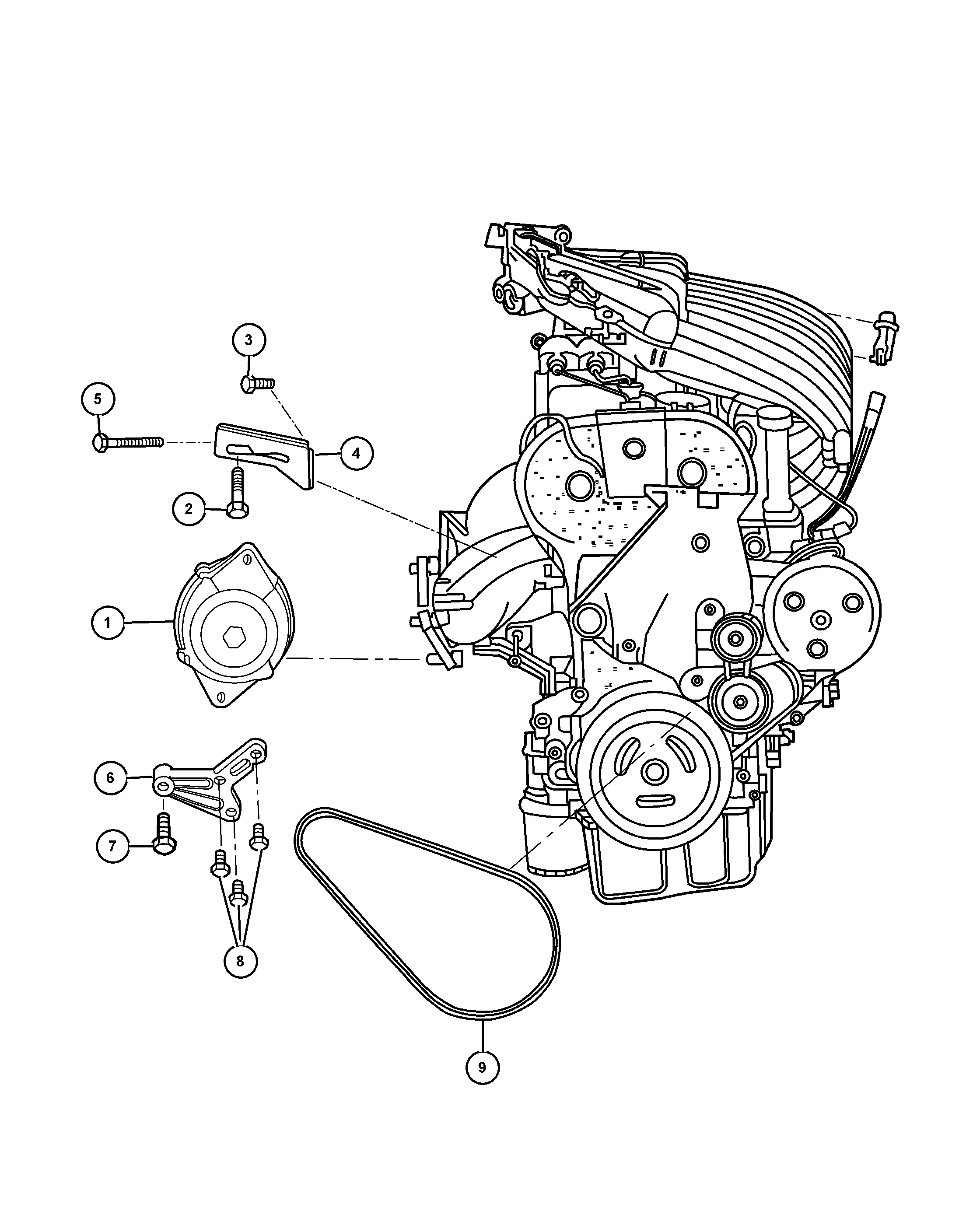 Chrysler 5033 054AB - Генератор autozip.com.ua