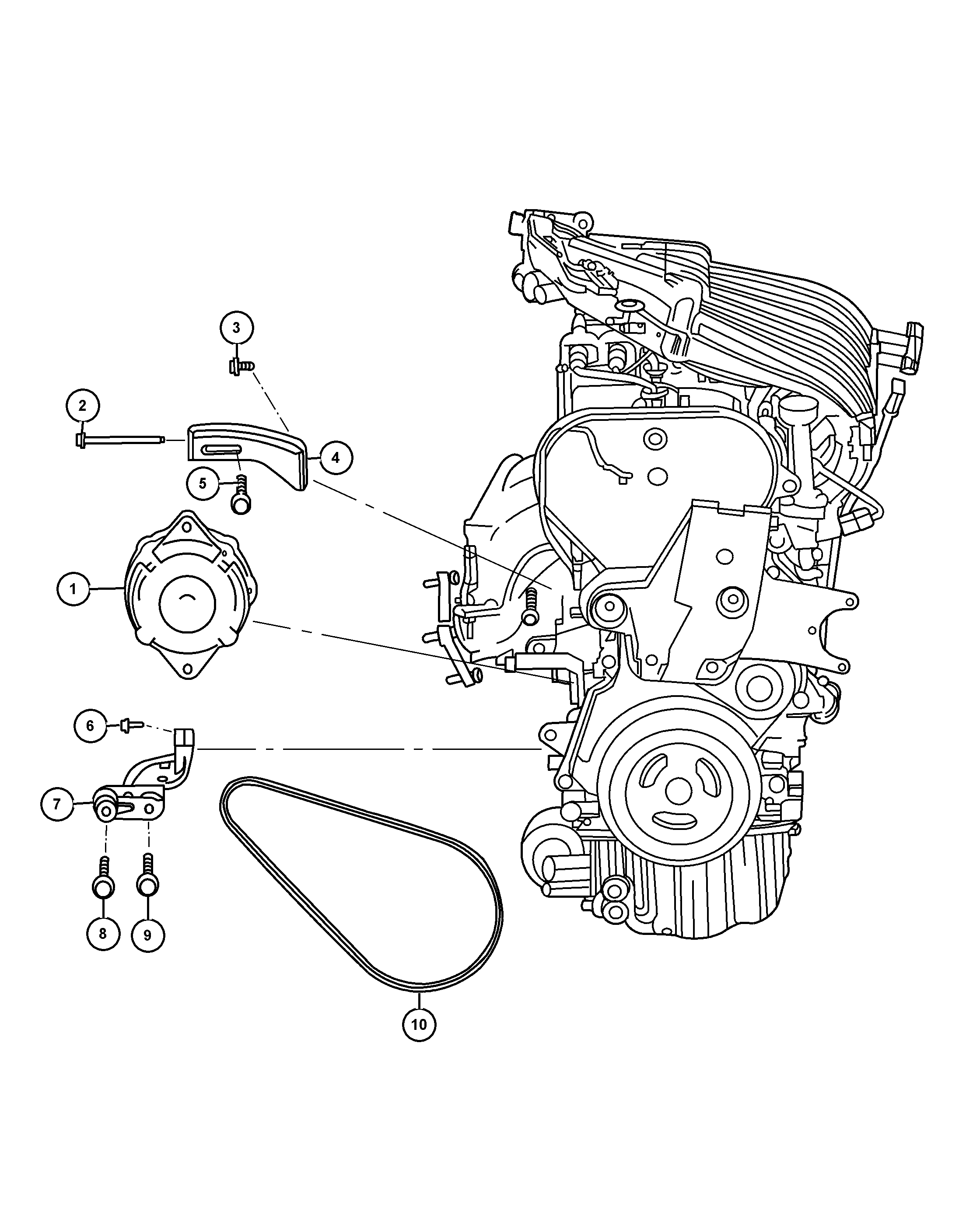 FIAT / LANCIA 5033 343AA - GENERATOR ENGINE autozip.com.ua