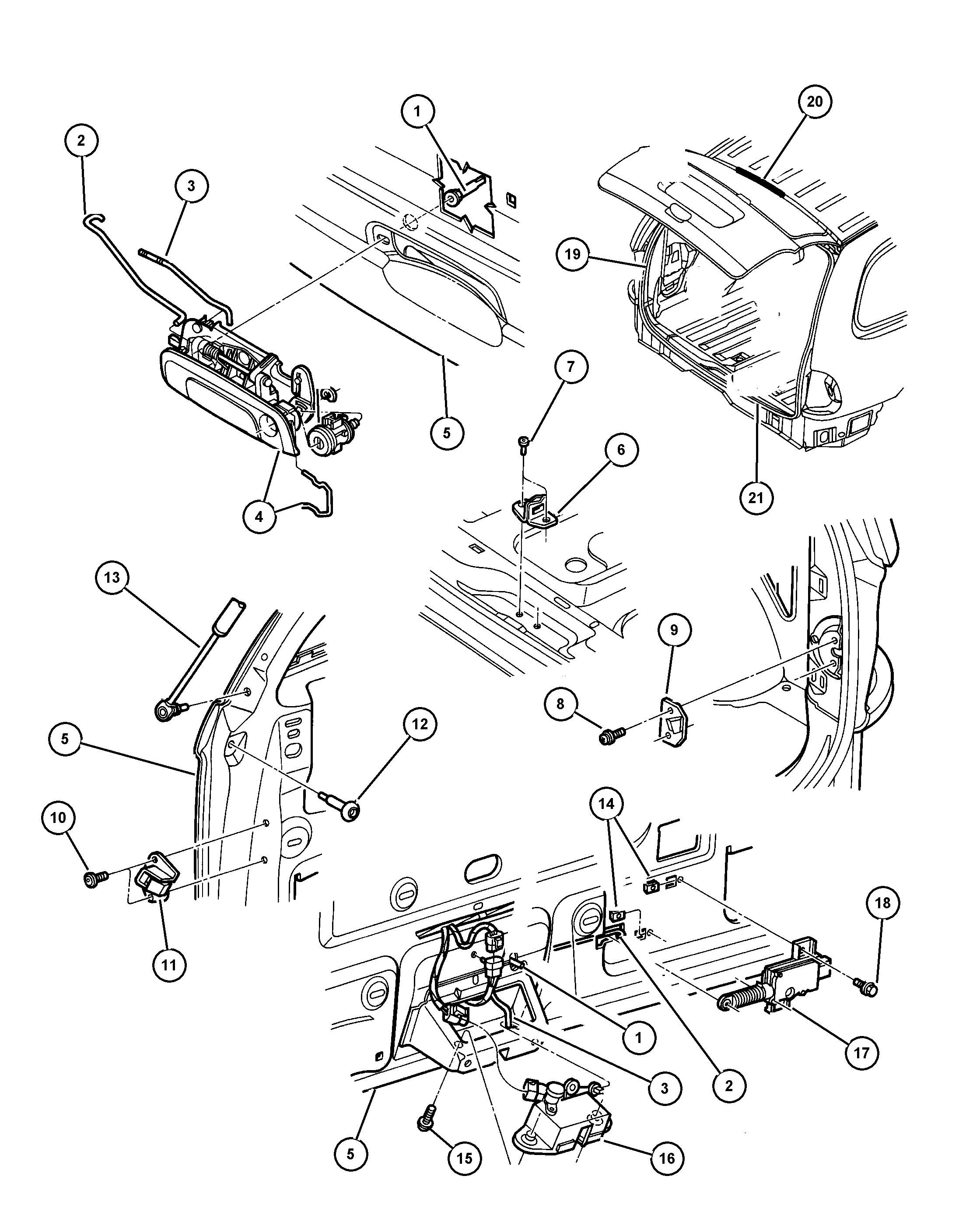 Chrysler 467 5806 - Газова пружина, кришка багажник autozip.com.ua