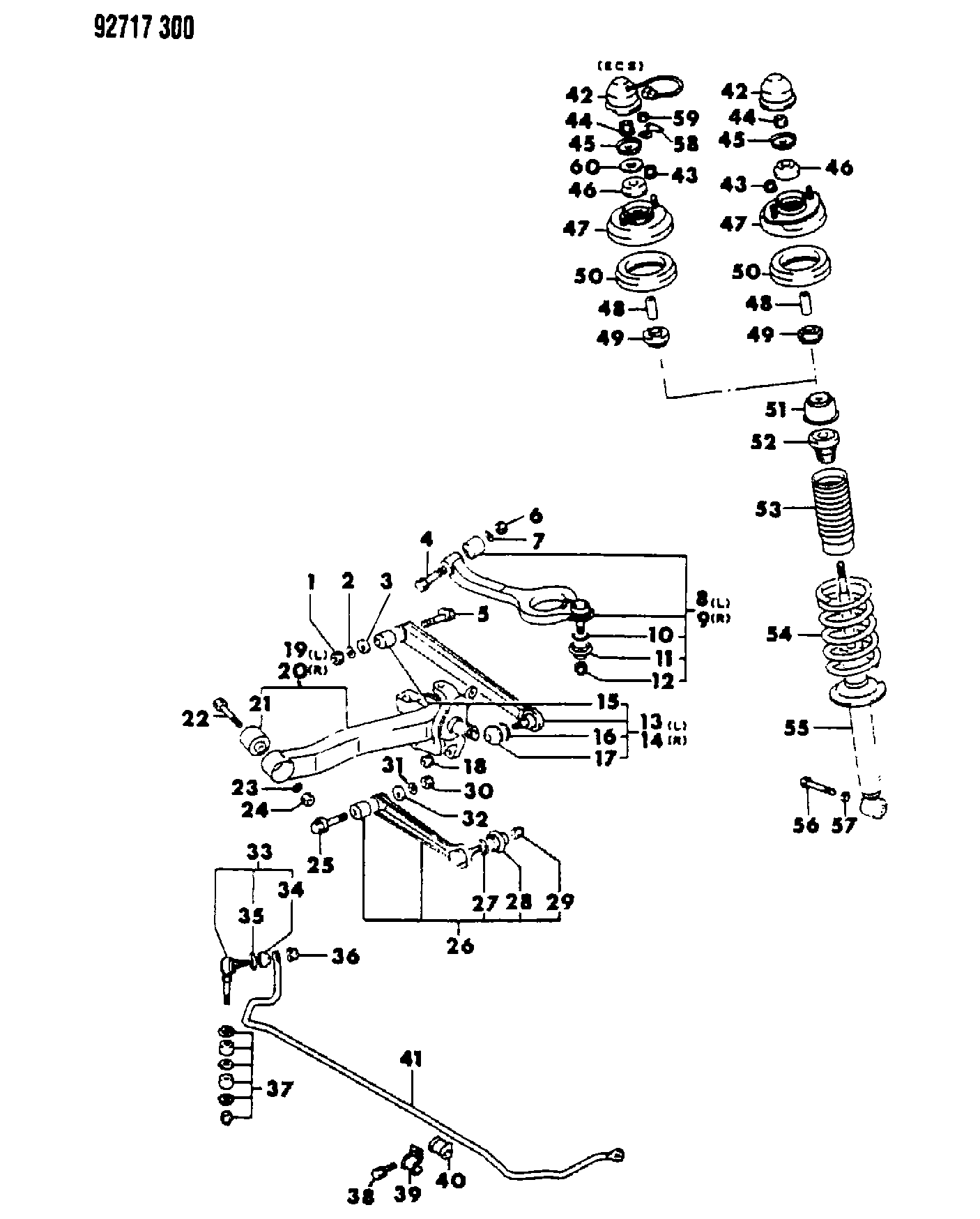 Mitsubishi MB51 5165 - Втулка, важіль колісної підвіски autozip.com.ua