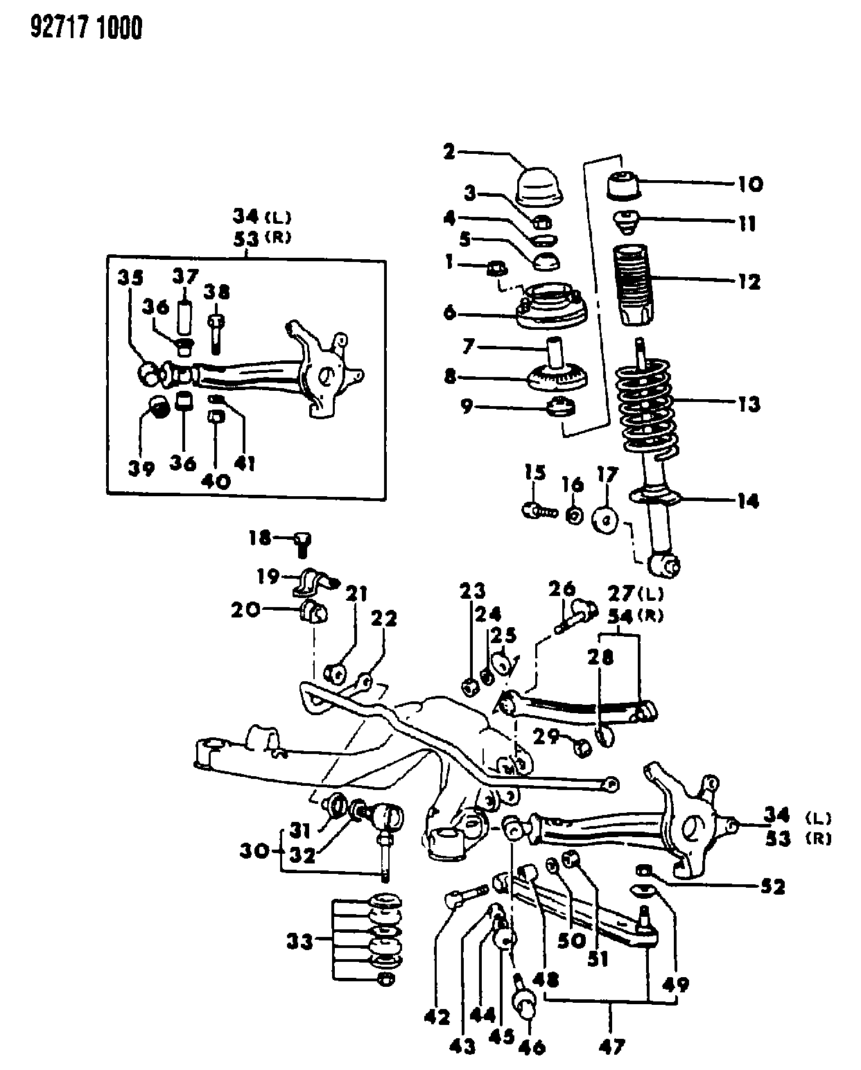 KIA MB33 8618 - Опора стійки амортизатора, подушка autozip.com.ua