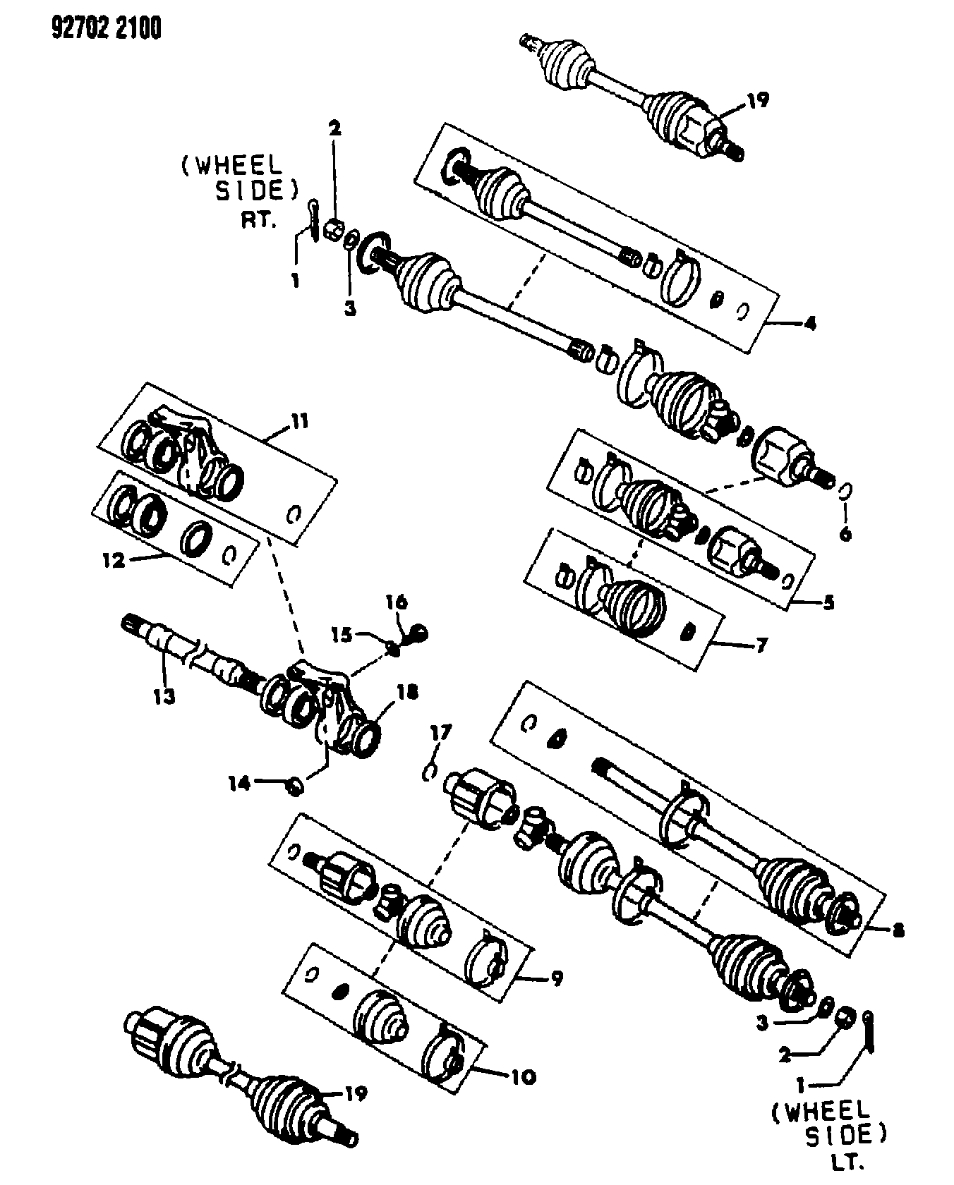 Subaru MB62 0051 - Пильник, приводний вал autozip.com.ua