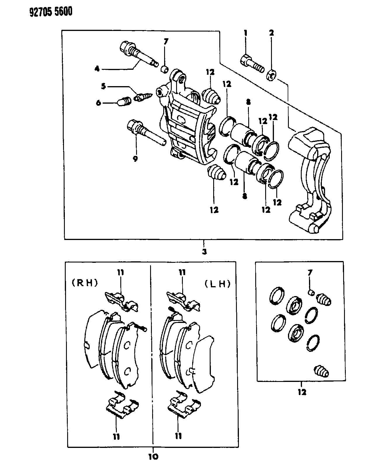 RELIANCE MB85 8584 - PAD KIT, DISC *** autozip.com.ua