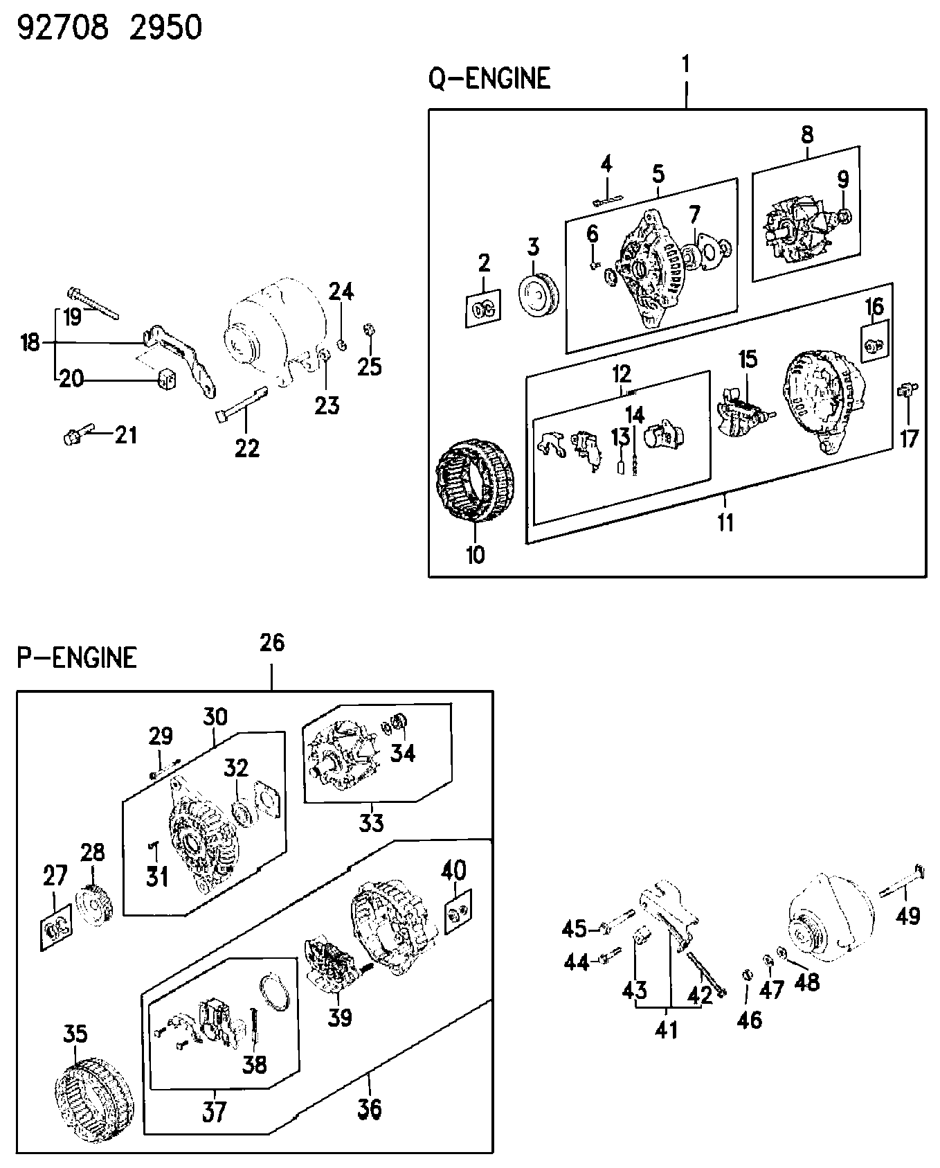 Mitsubishi MD61 1928 - Контактна кільце, генератор autozip.com.ua