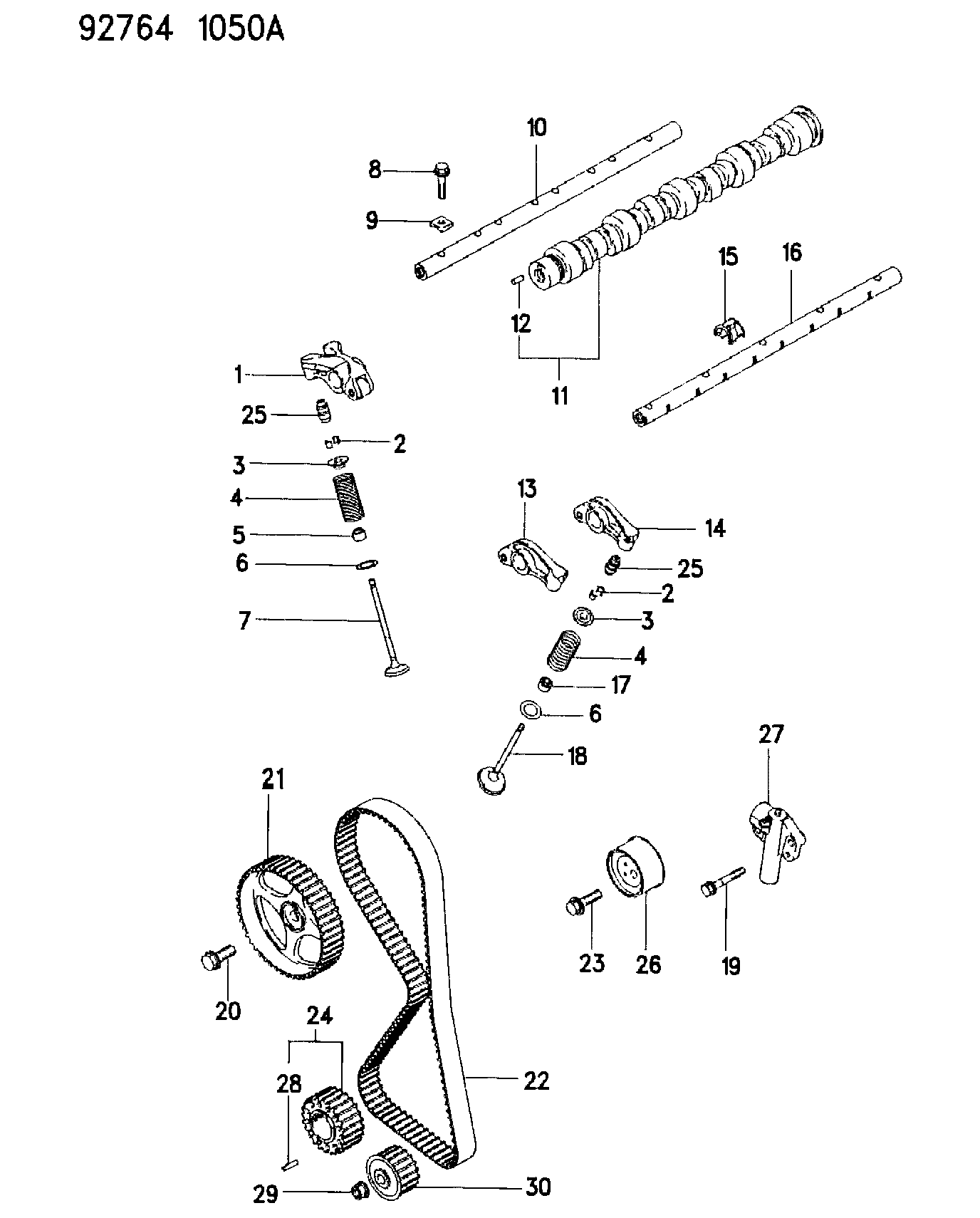 Mitsubishi MD18 2294 - Ремінь ГРМ autozip.com.ua