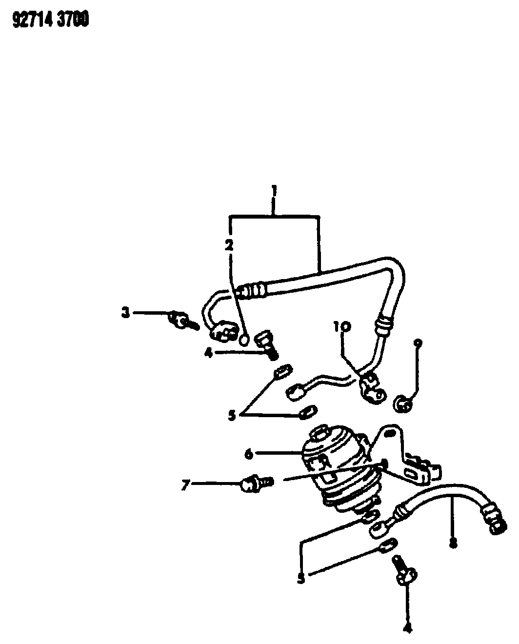 Mitsubishi MB65 8454 - Паливний фільтр autozip.com.ua