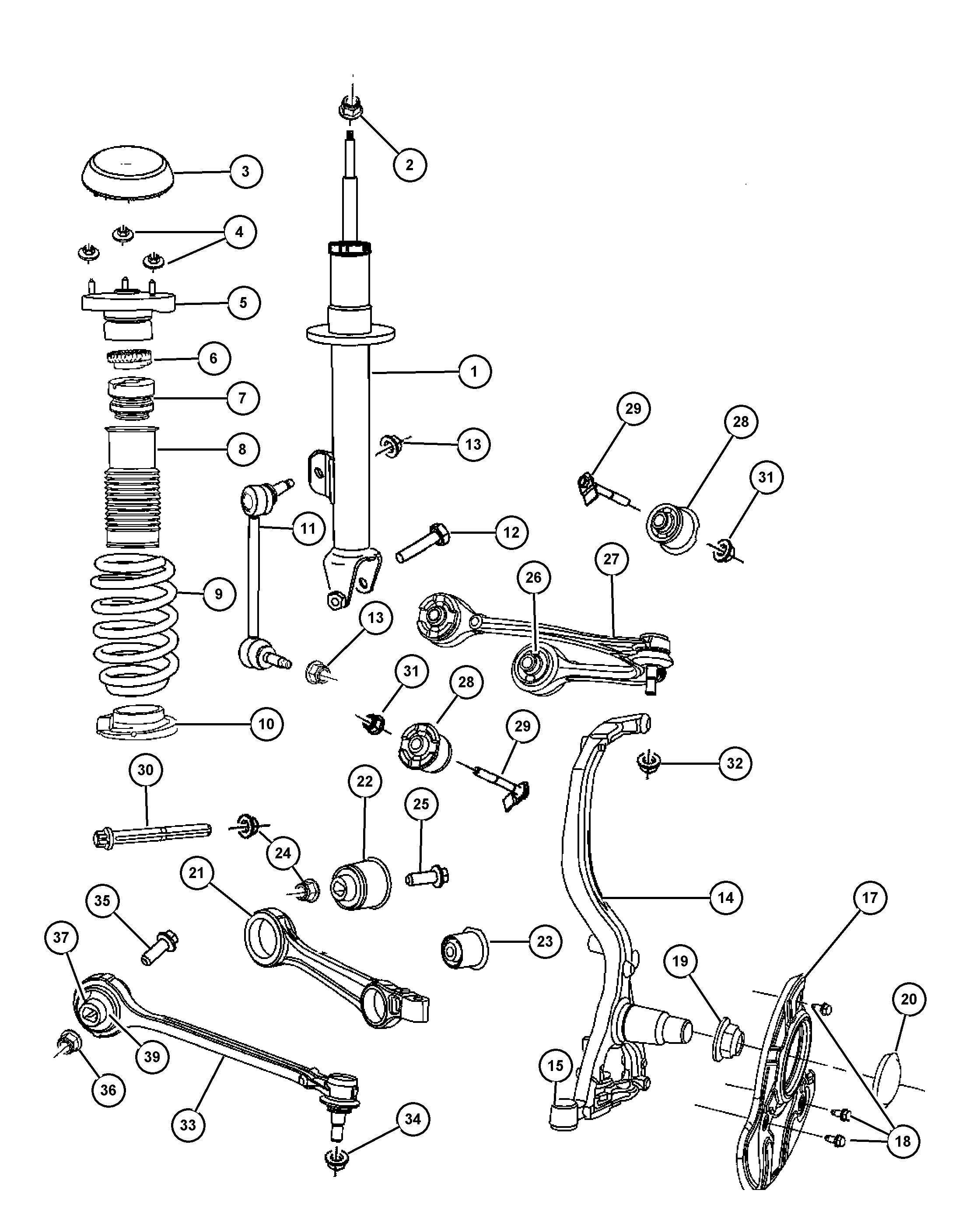 Dodge 4782 613AC - STRUT TENSION autozip.com.ua