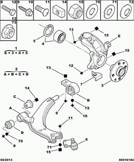 PEUGEOT 3640.50 - Шарова опора, несучий / направляючий шарнір autozip.com.ua