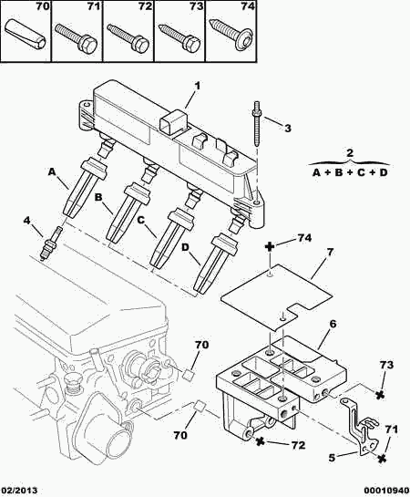 Opel 5964 41 - GEAR-BOX HOUSING COLUMN SCREW autozip.com.ua