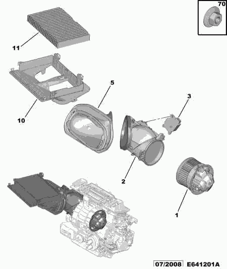 DS 6479 C2 - Фільтр, повітря у внутрішній простір autozip.com.ua