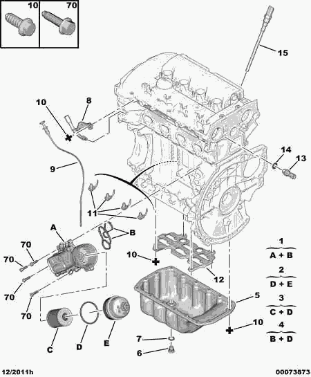 Vauxhall 1103 P7 - Масляний радіатор, рухове масло autozip.com.ua