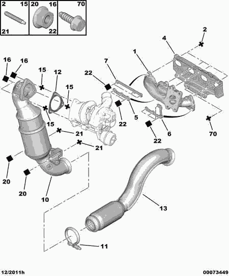 PEUGEOT 1706 P8 - Каталізатор autozip.com.ua