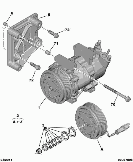 Suzuki 6453 LF - Компресор, кондиціонер autozip.com.ua