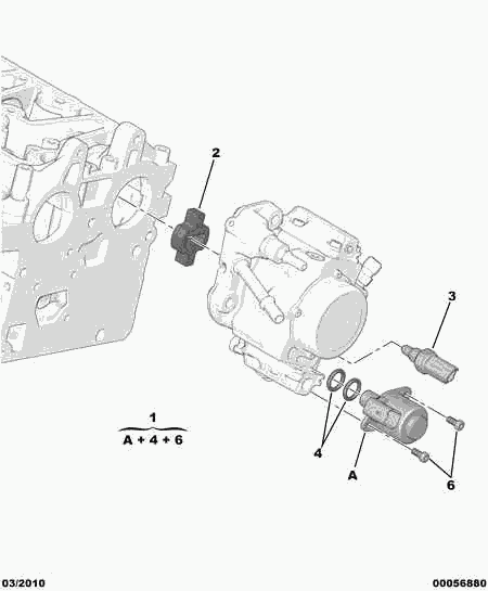 PEUGEOT 1933 45 - Редукційний клапан, Common-Rail-System autozip.com.ua