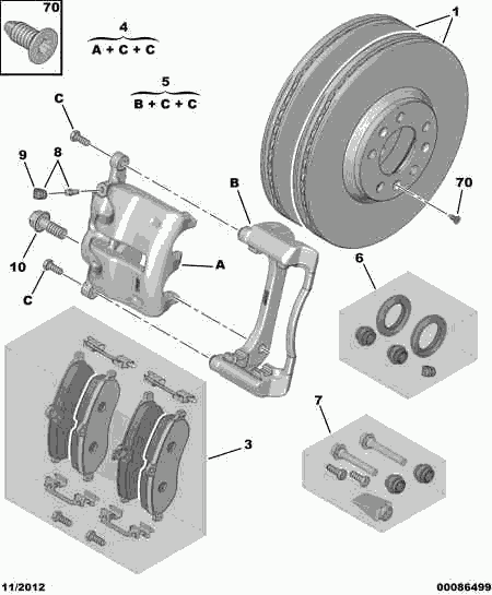 FIAT 16 077 316 80 - Гальмівний супорт autozip.com.ua