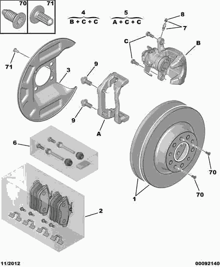 FIAT 4249 91 - Гальмівний диск autozip.com.ua