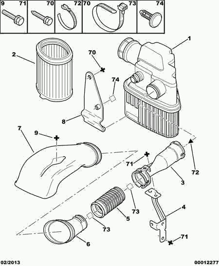 DS 1444 E5 - Повітряний фільтр autozip.com.ua