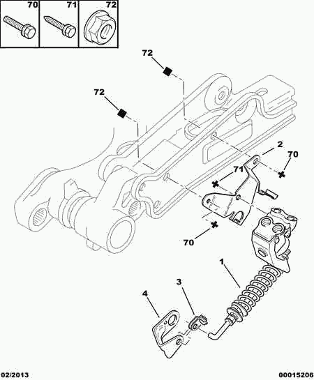 CITROËN/PEUGEOT 4861 84 - Регулятор гальмівних сил autozip.com.ua