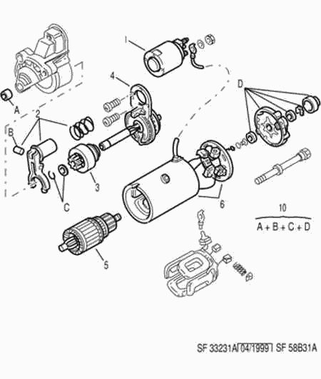 CITROËN 5821 D9 - Якір, стартер autozip.com.ua