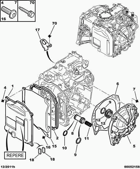 CITROEN 2207 99 - AGB OIL-DISTRIBUTOR COVER autozip.com.ua