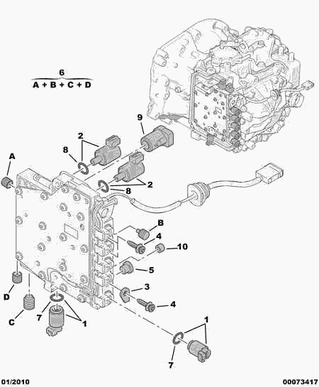 CITROEN 2210 63 - SCREW autozip.com.ua