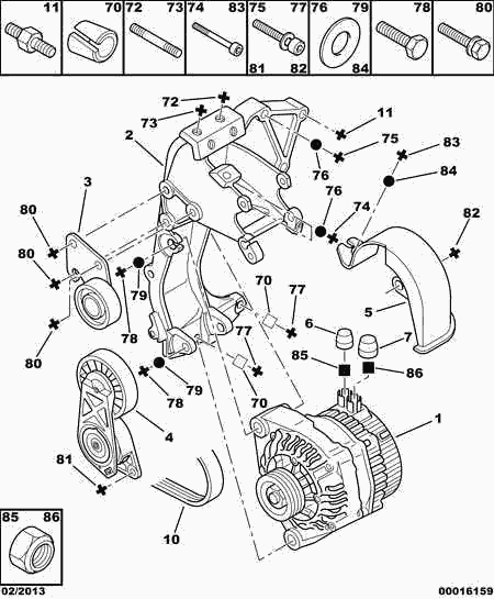 CITROËN/PEUGEOT 5750 YZ - Поліклиновий ремінь autozip.com.ua