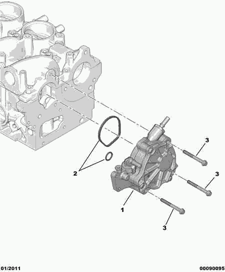 CITROËN 4565 74 - Вакуумний насос, гальмівна система autozip.com.ua