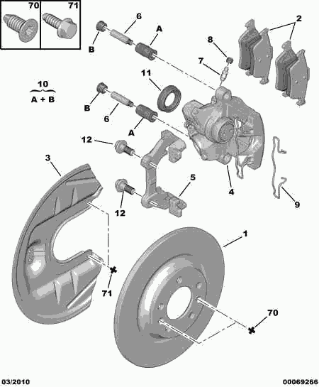 AISIN 4254 05 - BRAKE PAD KIT REAR autozip.com.ua