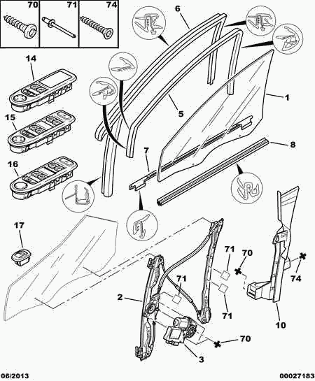 DS 9221 P7 - Підйомний пристрій для вікон autozip.com.ua