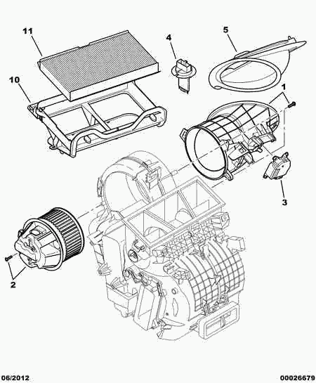 CITROËN/PEUGEOT 6447 NT - Фільтр, повітря у внутрішній простір autozip.com.ua