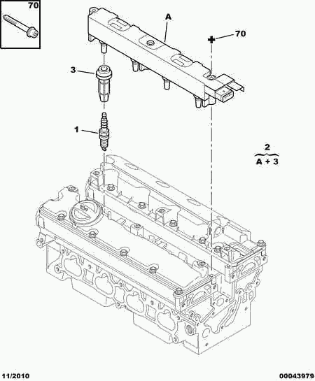 PEUGEOT 5960 91 - Свічка запалювання autozip.com.ua