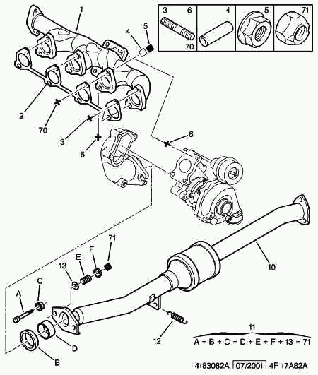 PEUGEOT 1706 85 - Каталізатор autozip.com.ua