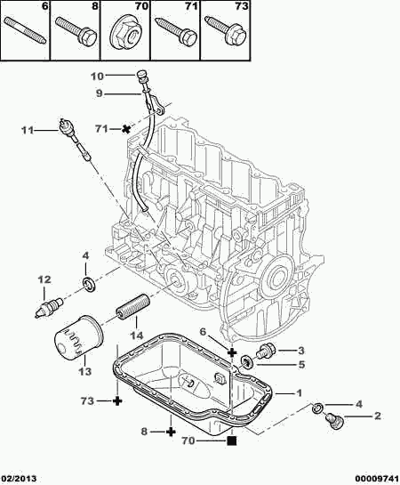 CITROËN 1109.CN - Масляний фільтр autozip.com.ua