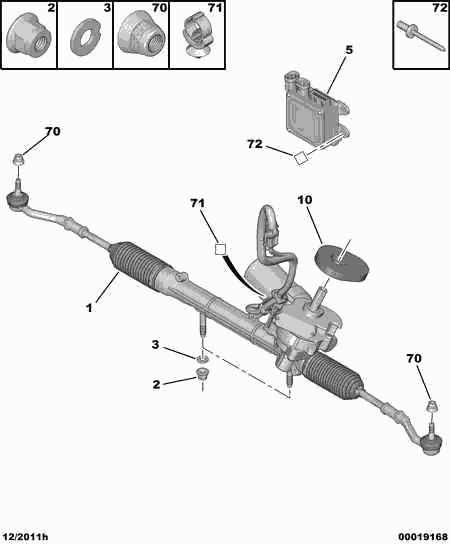 CITROËN 4000 TP - Рульовий механізм, рейка autozip.com.ua