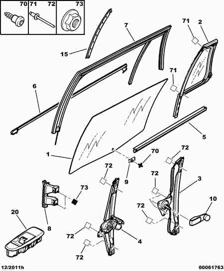 DS 9223 C1 - Підйомний пристрій для вікон autozip.com.ua