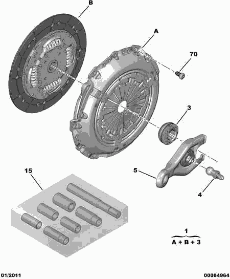 CITROËN 2052.Z2 - Комплект зчеплення autozip.com.ua