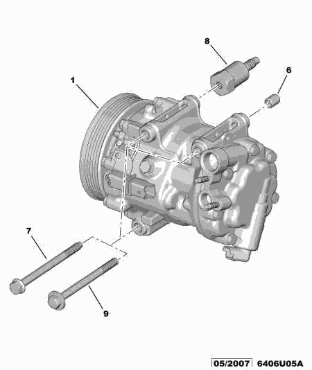 OM 6453 XE - Компресор, кондиціонер autozip.com.ua