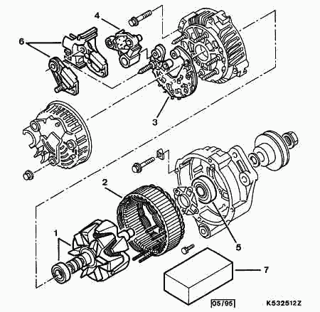 CITROËN 5727 56 - ALTERNATOR ROTOR autozip.com.ua