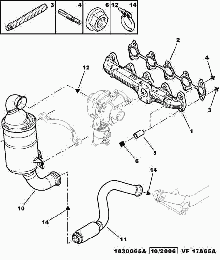 PEUGEOT 1731 HE - Каталізатор autozip.com.ua