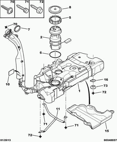 PEUGEOT 1525 W5 - Модуль паливного насоса autozip.com.ua