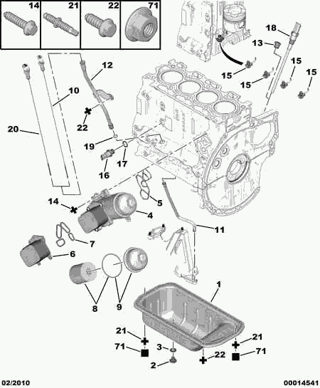 CITROËN/PEUGEOT 1109 Z6 - Масляний фільтр autozip.com.ua