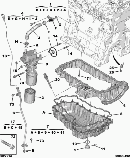 DS 98 075 943 80 - Масляний радіатор, рухове масло autozip.com.ua