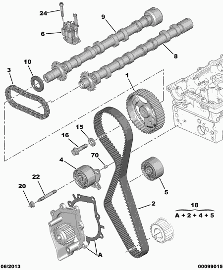 Opel 16 102 782 80 - Комплект ременя ГРМ autozip.com.ua